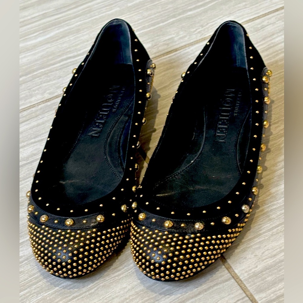 Alexander McQueen studded loafers